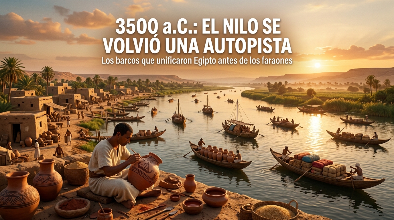 Barcos en el Nilo